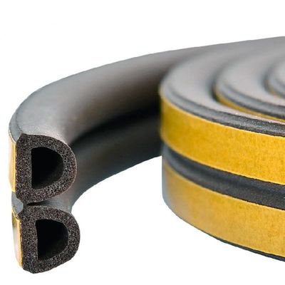 एल्यूमीनियम खिड़की सामान ईपीडीएम रबर सील पट्टी ढेर ऊंचाई 3-25 मिमी चौड़ाई 3-50 मिमी स्लाइडिंग दरवाजे और खिड़कियों के लिए एकदम सही