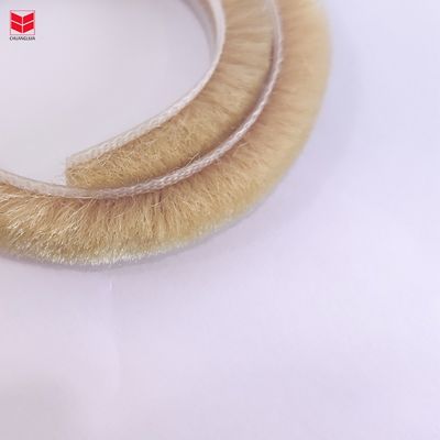 CLJ एल्यूमीनियम मिश्र धातु दरवाजा फ्रेम साइड मौसम अपार्टमेंट के लिए स्ट्रिपिंग ब्रश ढेर ऊंचाई 3-25 मिमी चौड़ाई 3-50 मिमी