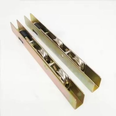 Glass Window Roller UPVC Hardware U Groove Double Steel Pulley Wheel ग्लास विंडो रोलर यूपीवीसी हार्डवेयर यू ग्रूव डबल स्टील पल्ली व्हील