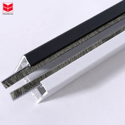 ग्रे ब्लैक लॉन्ग सॉफ्ट मोहेयर हेयरनेस ब्रश सील आधुनिक अंधा और दरवाजे सहायक उपकरण