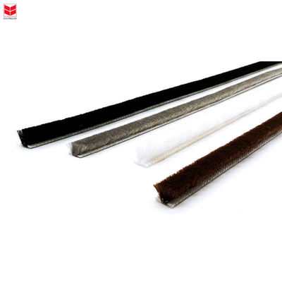 पीपी सामग्री CLJ F20 मोल्डिंग विंडो स्लाइडिंग डोर के लिए मौसम पट्टी 4.8*9MM ग्लास डोर सील ढेर ऊंचाई 3-25 मिमी/चौड़ाई 3-50 मिमी