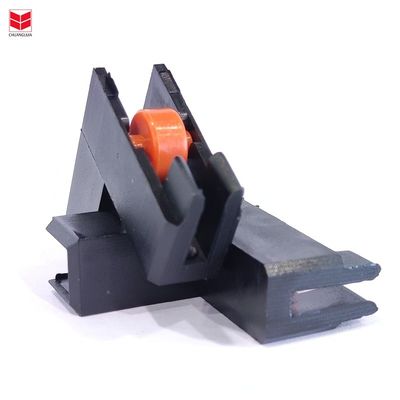 काले/ग्रे/भूरे/सफेद/अन्य रंगों में स्लाइडिंग दरवाजे और खिड़कियों के लिए कस्टम नायलॉन रोलर्स