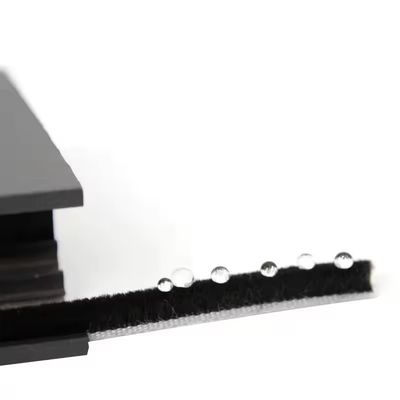 स्लाइडिंग डोर वेदर स्ट्रिपिंग ब्लैक/ग्रे/ब्राउन/व्हाइट/अन्य रंगों में 100% पीपी सिलिकॉन पॉलीप्रोपाइलीन