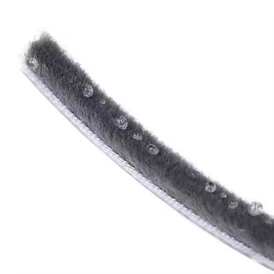 स्लाइडिंग डोर वेदर स्ट्रिपिंग ब्लैक/ग्रे/ब्राउन/व्हाइट/अन्य रंगों में 100% पीपी सिलिकॉन पॉलीप्रोपाइलीन