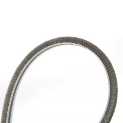 अपार्टमेंट दरवाजा और खिड़की सील ऊन ढेर मौसम पट्टी के साथ प्लास्टिक फिन के बीच में