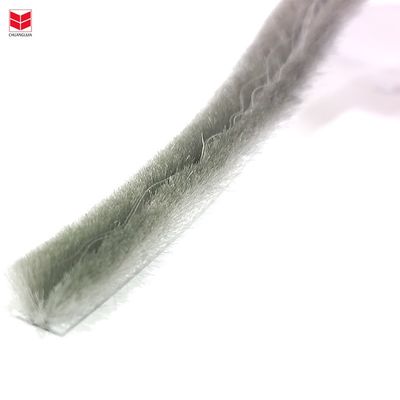 घर का रंग काला/ग्रे/ब्राउन/सफेद/अन्य निर्माण क्रैस-प्रूफ प्लास्टिक स्टैक स्लाइडिंग डोर के लिए फिन के साथ मौसम पट्टी