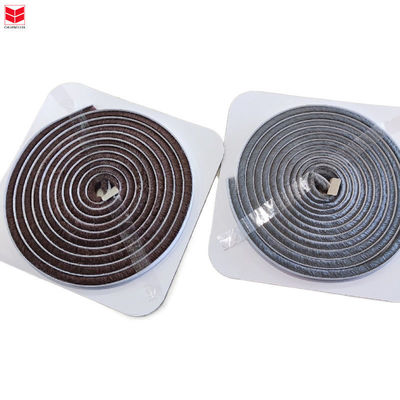 स्लाइडिंग विंडो के लिए अनुकूलन योग्य मौसम स्ट्रिपिंग रंग काले/ग्रे/ब्राउन/सफेद/अन्य ढेर ऊंचाई 3-25 मिमी / चौड़ाई 3-50 मिमी