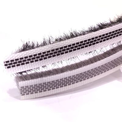 वस्त्र ब्रश सिलिसीफिकेशन सील ऊन ढेर मौसम पट्टी ब्रश दरवाजा खिड़की सील पट्टी और ISO9001 2008 प्रमाण पत्र के साथ