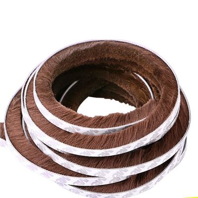 CLJ एल्यूमीनियम दरवाजे खिड़कियां ऊन ढेर ब्रश पंख धूल रक्षक के साथ मौसम पट्टी काले / ग्रे / भूरे / सफेद / अन्य 100% पीपी